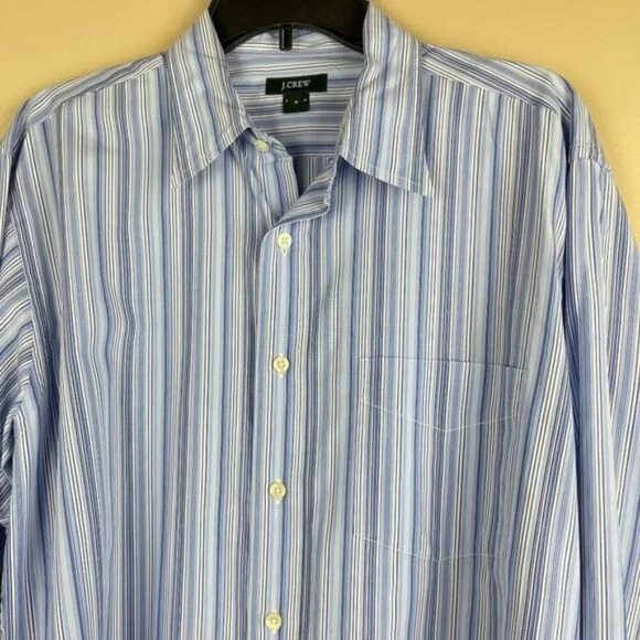 J.Crew Men's Stripe Long Sleeve Button-Up Shirt Size M - Picture 7 of 7